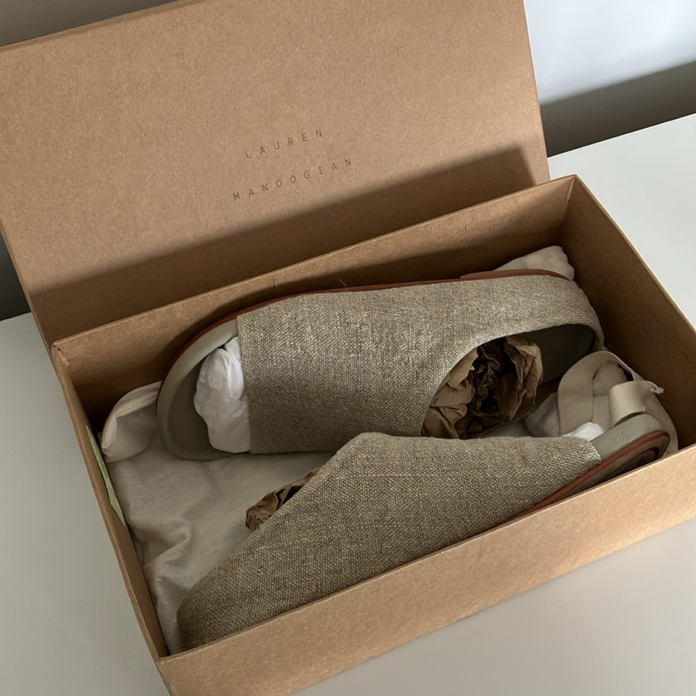 Burlap Mono Slides - Picture 9 of 9